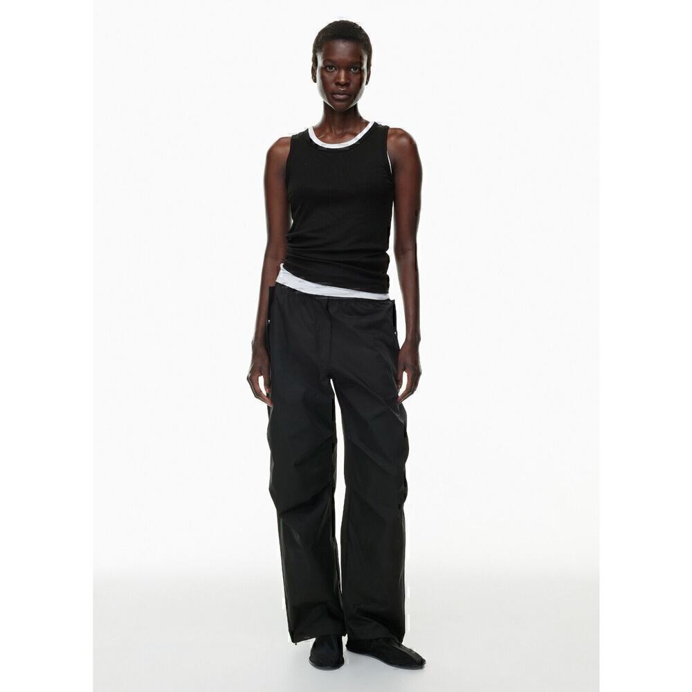 NWT Group Babaton Aritzia Emerson Pants Women's Parachute Black 6